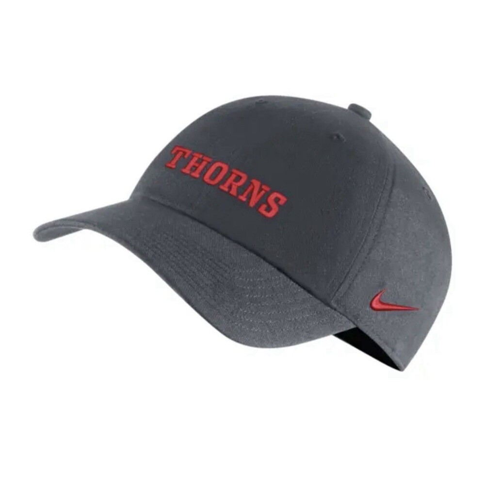 Nike Portland Thorns FC Heritage86 Campus Hat Flint Gray Adjustable Cap OSFM NWT